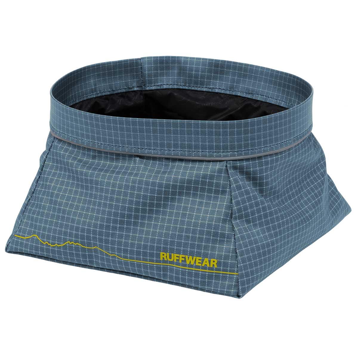 Ruffwear Great Basin Dog Bowl in Slate Blue